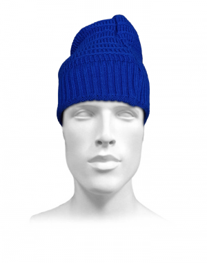 Unisex acrylic  self Designer Cap blue